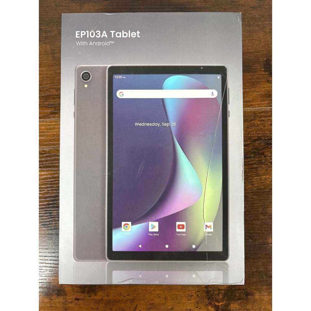 EP103A 10.1 Inch Android 13 Tablet 64GB ROM 8GB RAM Octa-Core HD Gray